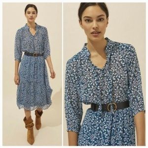 Ba&sh  Bonnie Bleupaon floral dress 0